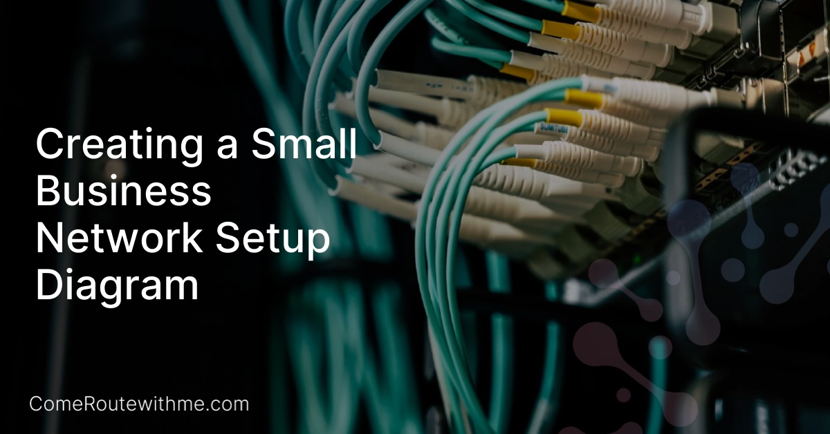 Creating a Small Business Network Setup Diagram